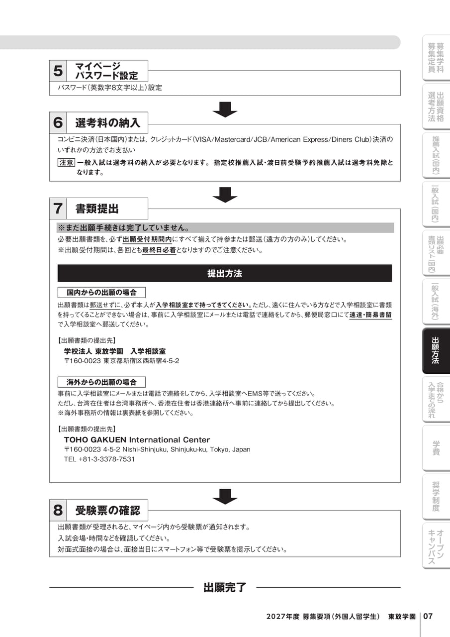 出願方法