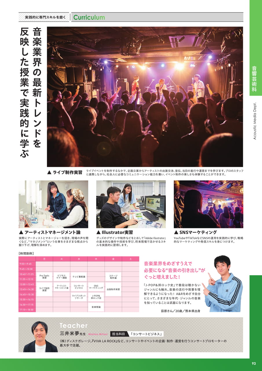 音響芸術科
